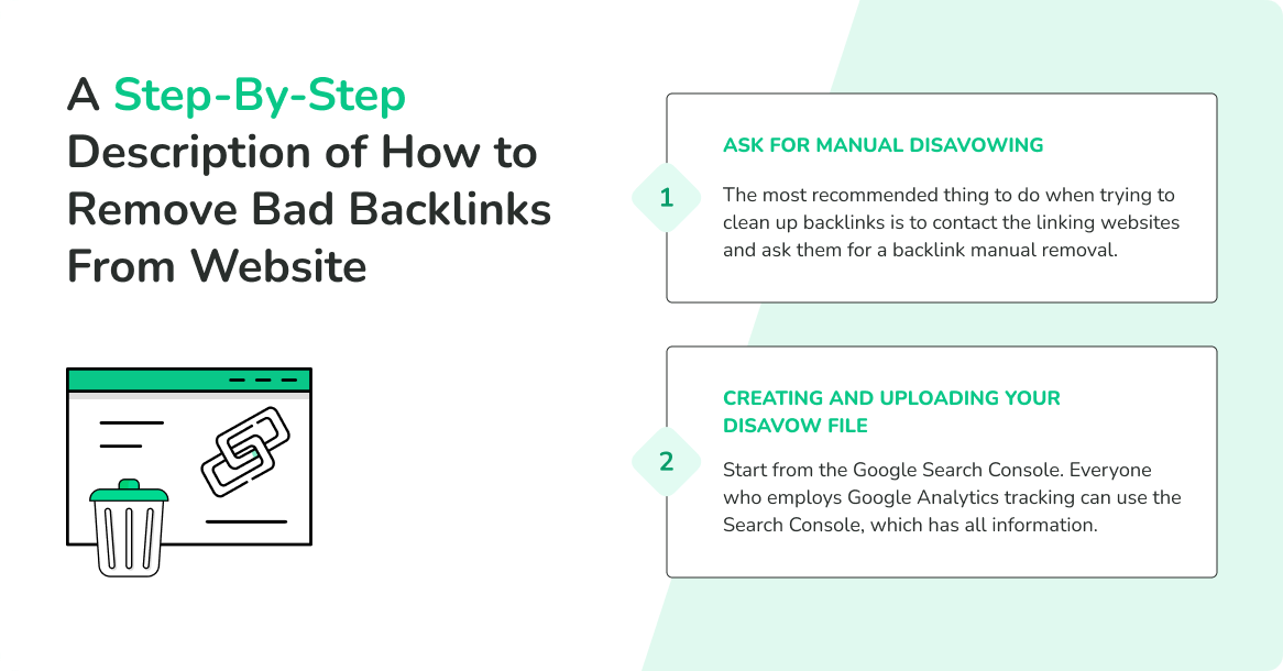 A Step-By-Step Description of How to Remove Bad Backlinks From Website