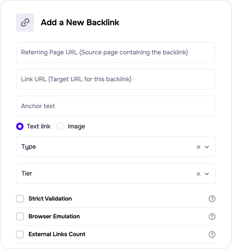 Add a Backlink