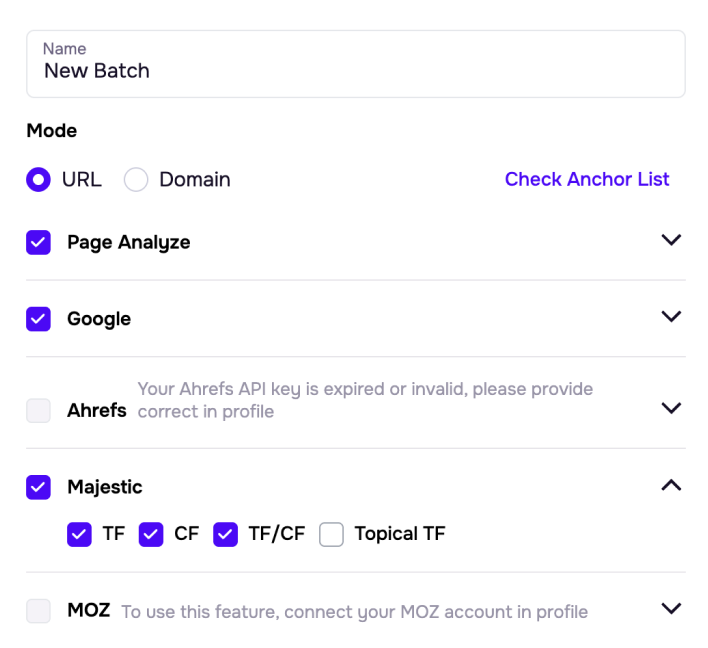 Upload and configure