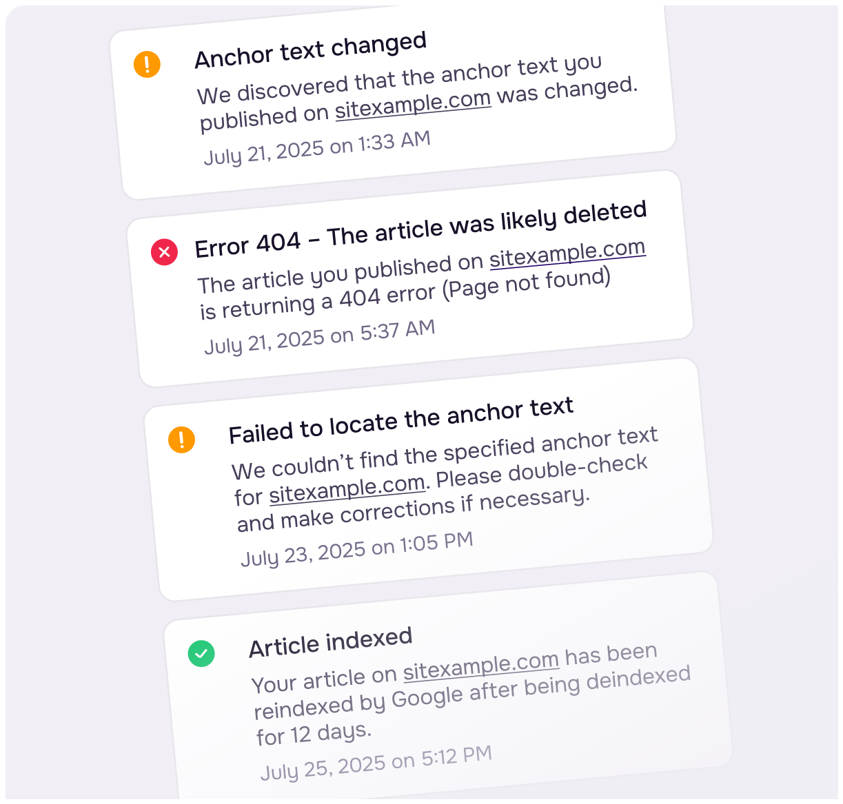 Alerts